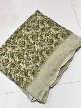 Daily use saree with diamond border with Flowers