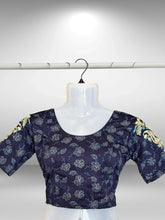 Lycra Short sleeved Blouses with Work (1)