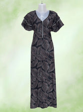 Two layered sleeves alpine maxi