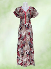 Digital printed alpine maxi