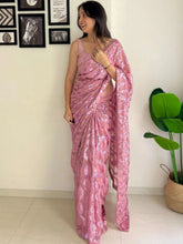 Partywear sequins sarees