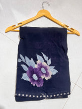 Daily wear sarees with zarkan border with printed Flowers