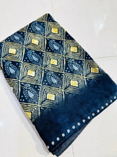 Daily wear sarees with zarkan border with rhombus design