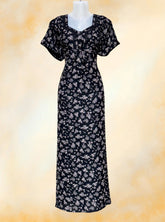Two button alpine maxi with side pocket