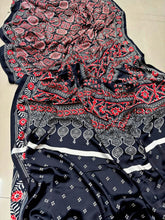 Ajarakh Printed Gaji silk saree