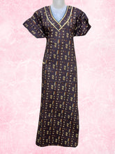 V neck cotton maxi with pocket