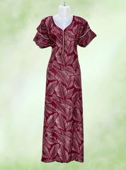 Two layered sleeves alpine maxi