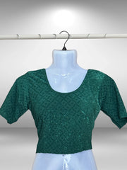 Lycra short Sleeved Blouse (9)