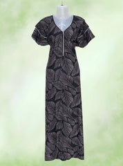 Two layered sleeves alpine maxi