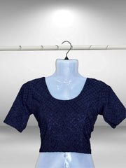 Lycra short Sleeved Blouse (9)