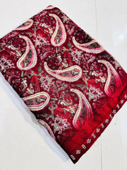 Daily wear sarees with zarkan border with abstract design