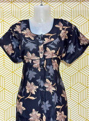 Three button alpine maxi with pocket