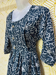 Knee length alpine feeding maxi with side chains
