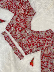 Ready to wear sarees in Red and Blue