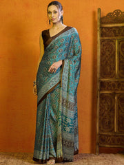 Trending Satin sarees in Blue