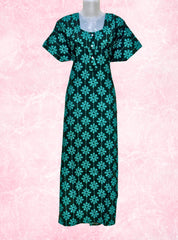 Three button cotton maxi