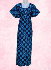 Three button cotton maxi