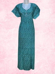 Two button cotton maxi with pocket
