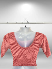 Velvet short sleeved Blouses (5)